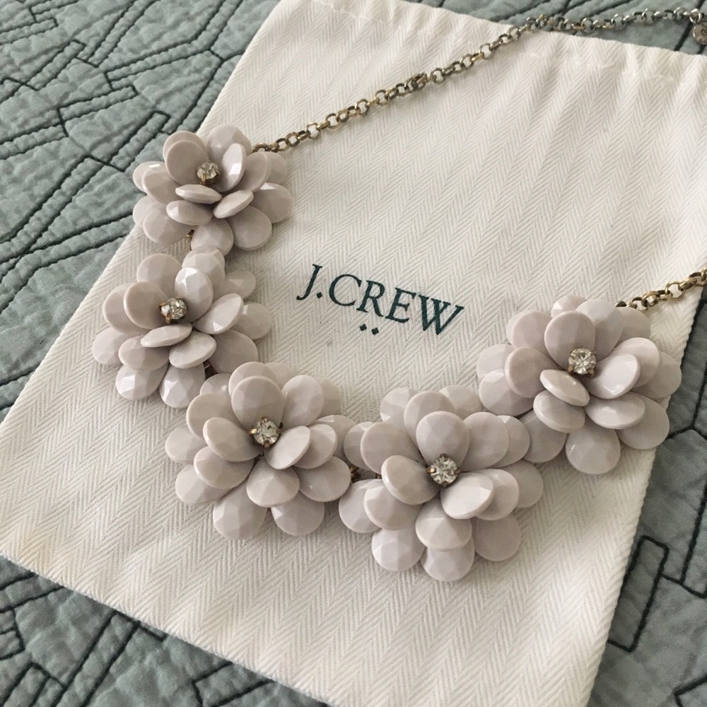 J. Crew flower necklace
